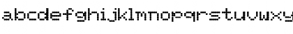 Download PixelScreen Normal Font Lowercase Preview