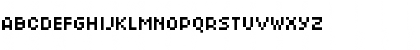 Download Pixelyn Medium Font Lowercase Preview