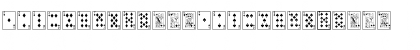 Download PlayingCards Regular Font Lowercase Preview
