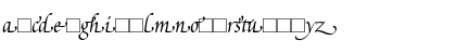 Download PoeticaSuppLowercaseEndingsI RomanItalic Font Lowercase Preview
