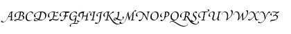 Download PoeticaSuppSwashCapitalsII RomanItalic Font Lowercase Preview