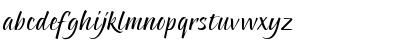 Download Pointed Brush Regular Font Lowercase Preview