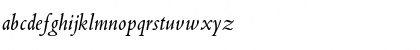 Download Poliphilus Ital Regular Font Lowercase Preview