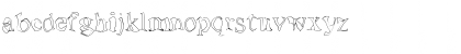 Download Poltergeist Hollow Regular Font Lowercase Preview