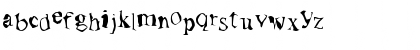 Download Poltergeist Shuffled Regular Font Lowercase Preview