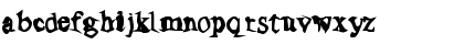 Download Poltergeist Thick Regular Font Lowercase Preview