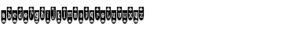 Download Populuxe Blub Regular Font Lowercase Preview