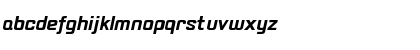 Download PositecBoldItalic Regular Font Lowercase Preview