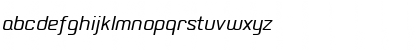 Download PositecLightItalic Regular Font Lowercase Preview