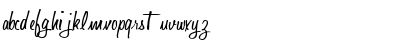 Download Positive Regular Font Lowercase Preview