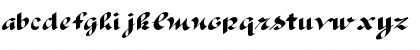 Download Postillion Regular Font Lowercase Preview