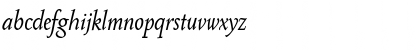 Download PostMediaeval RomanItalic Font Lowercase Preview