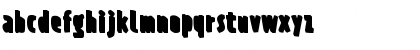 Download PraterBlockTwo-Back Regular Font Lowercase Preview