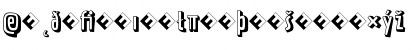 Download PraterBlockTwo-RegularExp Regular Font Lowercase Preview