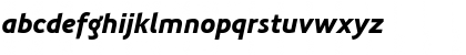 Download PreciousSansBlackItalic Regular Font Lowercase Preview
