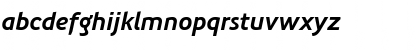 Download PreciousSansBoldItalic Regular Font Lowercase Preview