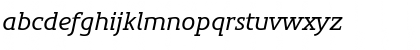 Download PreciousSerifMediumItalic Regular Font Lowercase Preview