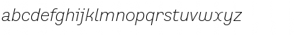 Download PrefaceLight Italic Font Lowercase Preview