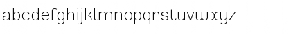 Download PrefaceLight Regular Font Lowercase Preview