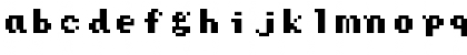 Download Press Start Regular Font Lowercase Preview