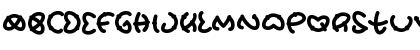 Download PretzUnsalted Regular Font Lowercase Preview