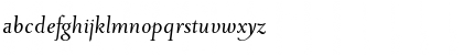 Download PrioriSerRegItalic Regular Font Lowercase Preview