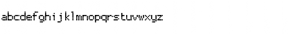 Download ProggyTinyTT Regular Font Lowercase Preview