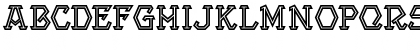 Download ProjectBold Inline Regular Font Lowercase Preview