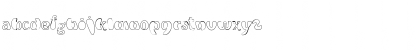 Download Psychodelic70sHollow Regular Font Lowercase Preview
