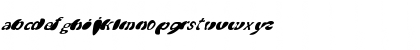 Download Psychodelic70sTiltedExtra Regular Font Lowercase Preview