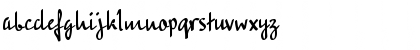 Download PT Script (Unreg.) Rainbow Regular Font Lowercase Preview