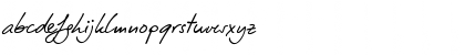 Download PT Script (Unreg.) Zephyr Regular Font Lowercase Preview