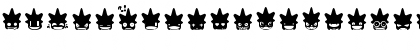 Download Punk Smileys Regular Font Lowercase Preview