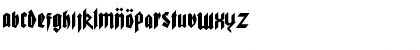 Download Pure evil 2 Regular Font Lowercase Preview