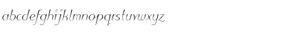 Download Puritas LT Light Italic Font Lowercase Preview