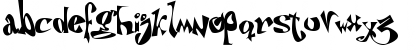 Download PuteiroAnarquista Regular Font Lowercase Preview