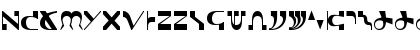 Download PVEnochian Regular Font Lowercase Preview