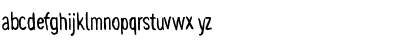 Download Pynkei_DIN Regular Font Lowercase Preview