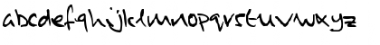 Download HandFont$- Regula Font Lowercase Preview