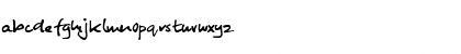 Download HandFont$- Regula Font Lowercase Preview