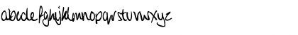 Download HandFont$- Regula Font Lowercase Preview