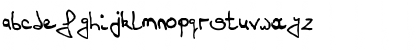 Download QEStuartDurran Regula Font Lowercase Preview