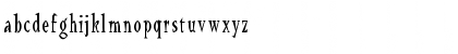 Download QuetzalcoatlCondensed Regular Font Lowercase Preview