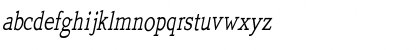 Download QuickType Condensed Italic Font Lowercase Preview