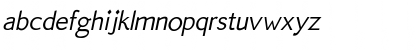 Download QuickType Sans Italic Font Lowercase Preview