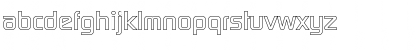 Download RandyBeckerOutline Bold Font Lowercase Preview