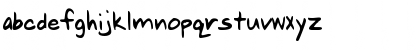 Download RaysHand Regular Font Lowercase Preview