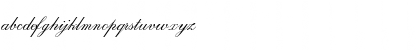 Download RegencyScriptFLF Roman Font Lowercase Preview