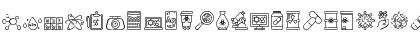 Download Chemistry Icon Regular Font Lowercase Preview