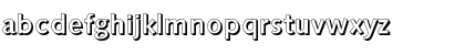 Download RogerBeckerShadow-Medium Regular Font Lowercase Preview